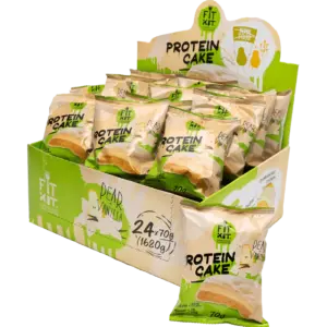 FIT KIT Protein white cake 70гр Груша-ваниль