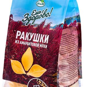 Макароны "Ешь ЗдорОво" из амарантовой муки не содержащие глютена Ракушки 250гр
