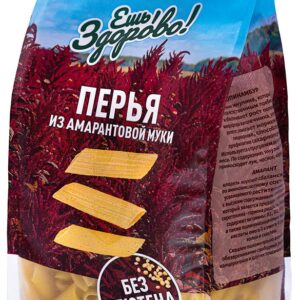 Макаронные изделия "Ешь ЗдорОво" из амарантовой муки, не содержащие глютена Перья 250г