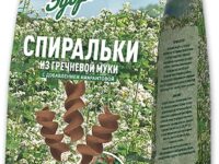 Макароны "Ешь ЗдорОво" из гречневой муки с добавлением амарантовой Спиральки 250гр