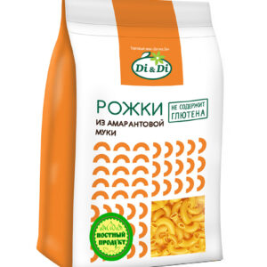 Макароны "Di&Di" из амарантовой муки не содержащие глютена Рожки 250гр
