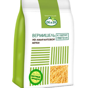 Макароны "Di&Di" из амарантовой муки не содержащие глютена Вермишель 250гр