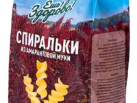 Макаронные изделия "Ешь ЗдорОво" из амарантовой муки, не содержащие глютена Спиральки 250г