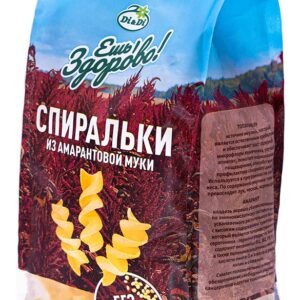 Макаронные изделия "Ешь ЗдорОво" из амарантовой муки, не содержащие глютена Спиральки 250г