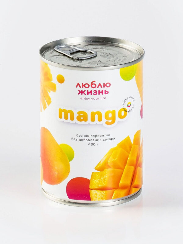 Манго из Мьянмы (пюре) ж/б 450гр.