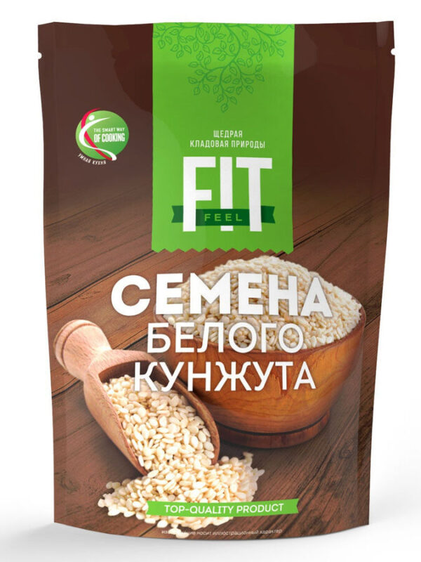 ТМ Fit Feel Семена белого кунжута 150гр.