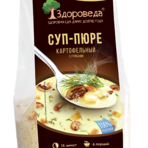 Суп-пюре картофельный с грибами "Здороведа",250 гр.