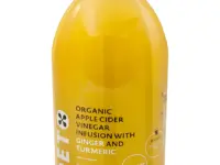 DETO ANDREA MILANO Уксус яблочный с имбирём и куркумой Organic нефильтрованный Италия 500мл.