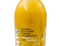 DETO ANDREA MILANO Уксус яблочный с корицей и куркумой Organic нефильтрованный Италия 500мл.