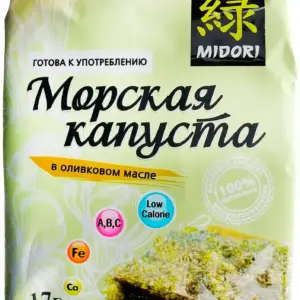 Midori Морская капуста жареная в оливковом масле 17 гр.
