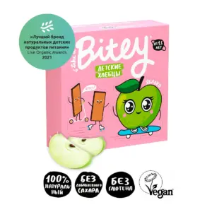 Bitey Хлебцы кукурузно-рисовые "Яблоко-Шпинат" 40 гр.