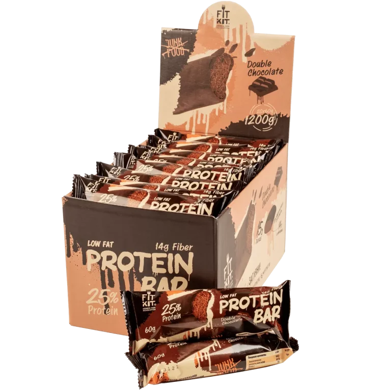 FIT KIT батончик 60гр Двойной шоколад