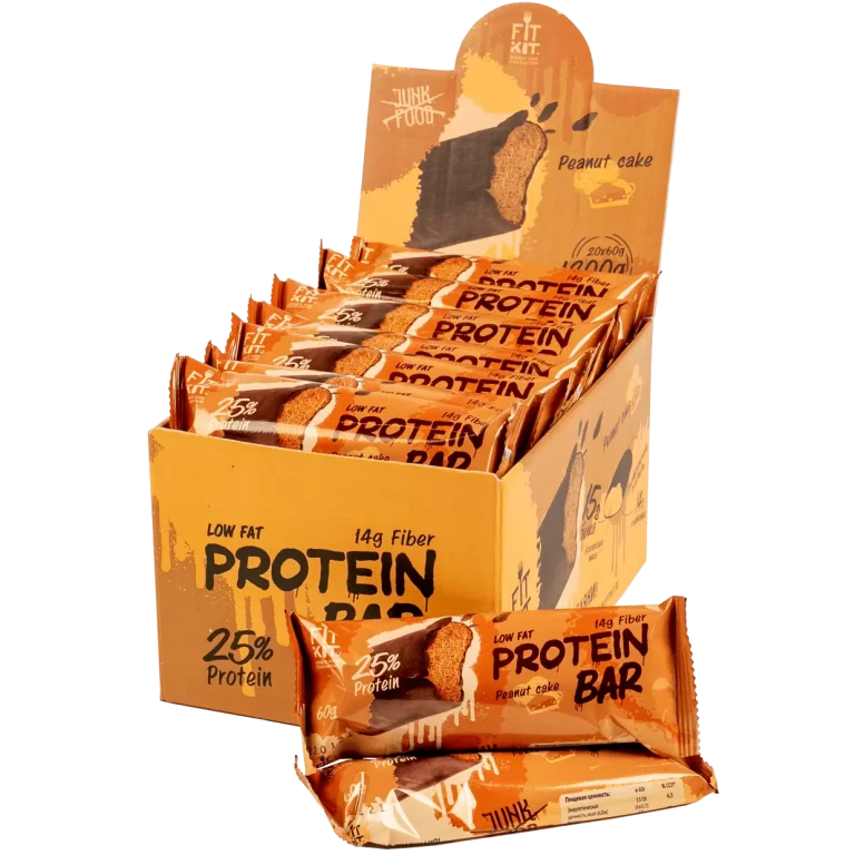 FIT KIT батончик 60гр Арахисовый торт