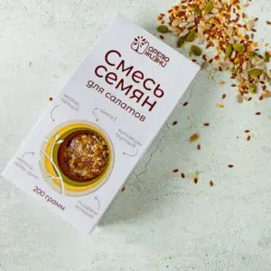 Древо Жизни Смесь семян для салатов (лён, белый лён, подсолнечник, тыквенные семечки, кунжут) 400гр