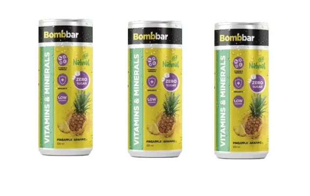 Bombbar напиток б/а Лимонад со вкусом Ананаса 330мл