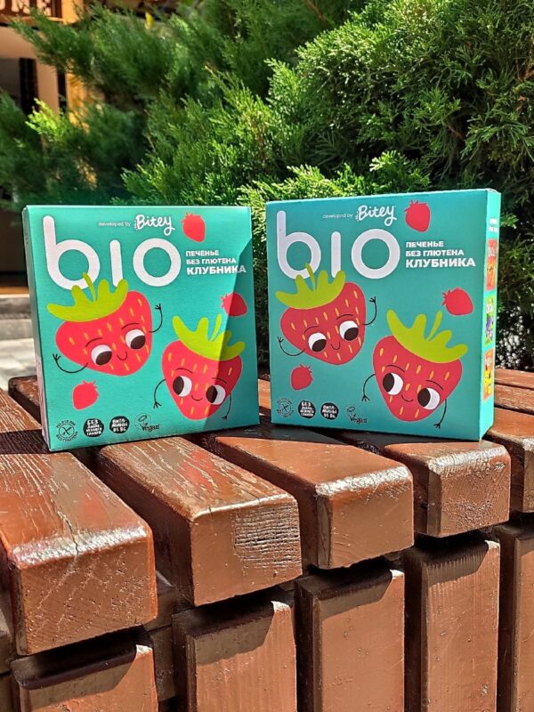 Bite Печенье Bio «Клубника» 150 гр.