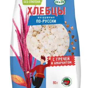 Хлебцы амарантовые воздушные "Умные сладости" по русски 100 гр.