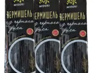 Midori Вермишель из чёрного риса 250 гр.