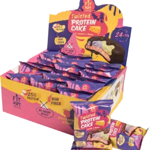 FIT KIT Protein TWISTED cake 70гр Лаванда-сыр