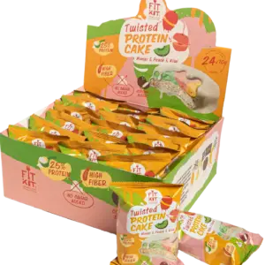 FIT KIT Protein TWISTED cake 70гр Манго-персик-киви