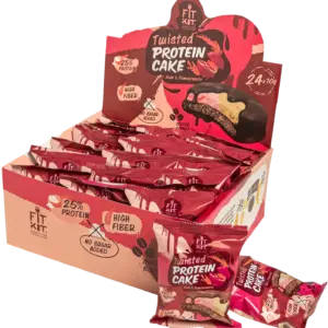 FIT KIT Protein TWISTED cake 70гр Ром-гранат