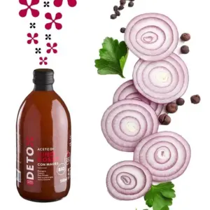 DETO ANDREA MILANO Уксус красный винный Organic нефильтрованный Италия 500мл.