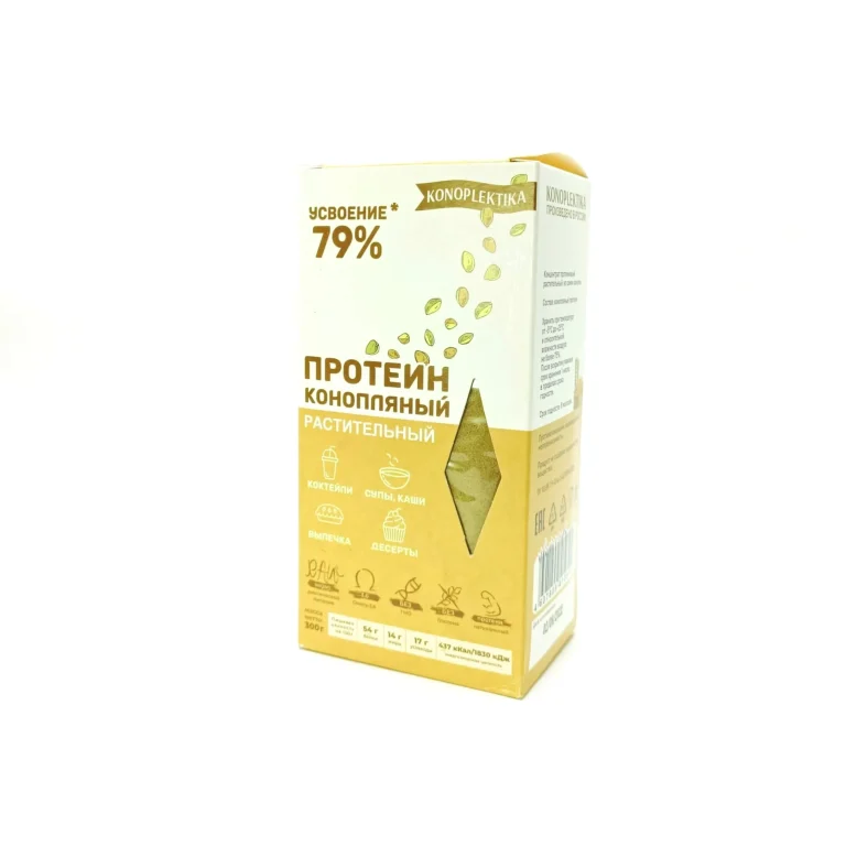 Konoplektika Натуральный белок из семян конопли HEMPIN 300 гр.
