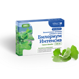 VITAUCT Билориум интенсив Гинко Билоба + Глицин таб.