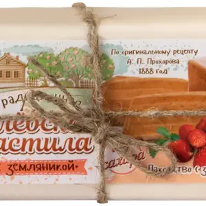 БП Пастила белёвская диетическая с земляникой пергамент 200 гр.