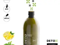 DETO ANDREA MILANO Уксус яблочный с лимоном и чаем матча Organic нефильтрованный Италия 500мл.