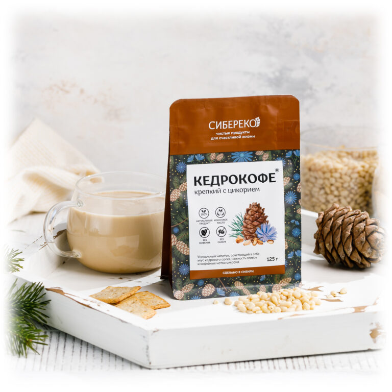 SIBERECO Кедрокофе с цикорием 125 гр.