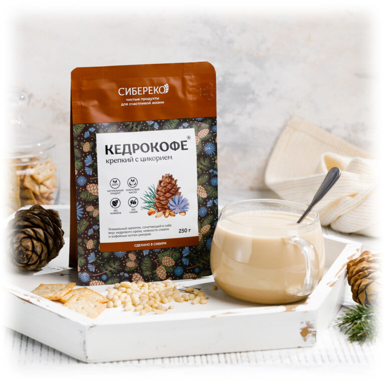 SIBERECO Кедрокофе с Цикорием 250 гр.