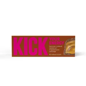 KICK Батончик Соленая карамель 45гр.