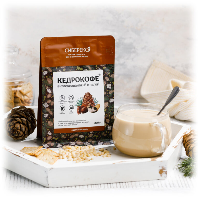SIBERECO Кедрокофе Антиоксидантный с чагой 250гр.