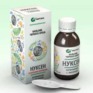 Нуксен Бальзам "Антипаразит с лисичкой" 100 мл.
