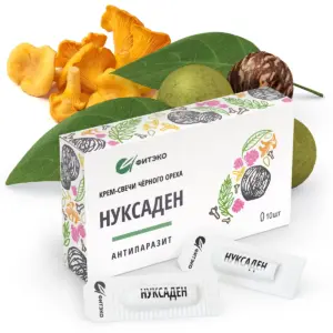Нуксаден Крем-свечи Антипаразит 10 шт.