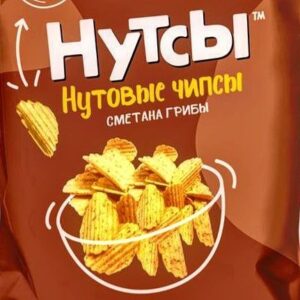 DS Чипсы нутовые НУТСЫ Грибы и сметана 50 гр.