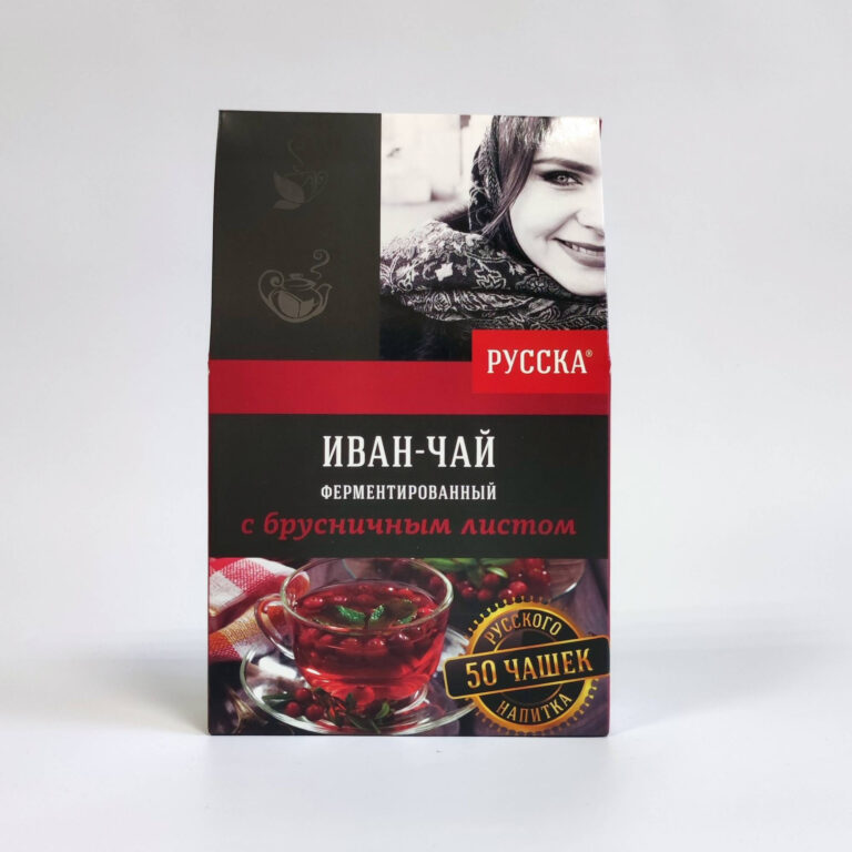 Иван-чай ферментированный с брусничным листом «РУССКА» 50гр