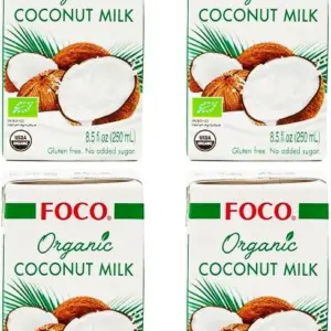 Кокосовое молоко FOCO ORGANIC Tetra Pak 250мл.