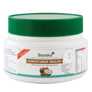Кокосовое масло Baraka рафинированное 300 мл.