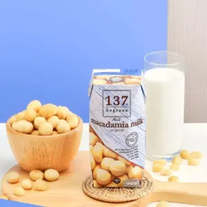 137 Degrees Молоко из ореха макадами обогащённое витаминами и кальцием 180мл.