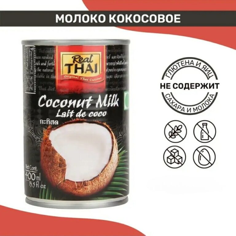 Real Thai кокосовое молоко 400 мл.