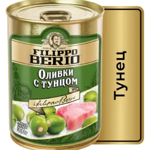 Filippo Berio оливки с тунцом, 300гр