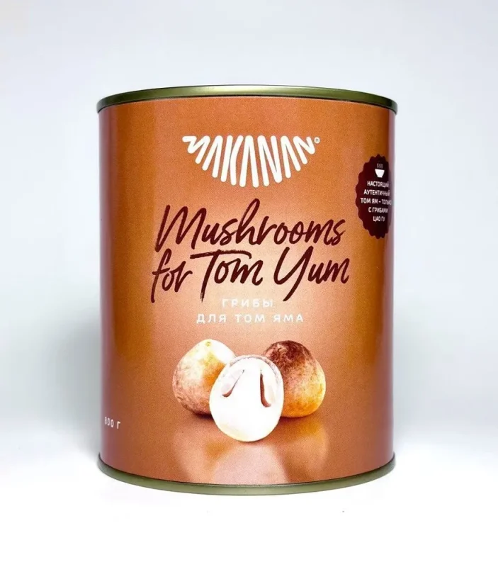 Makanan грибы для супа Том Ям, 800гр