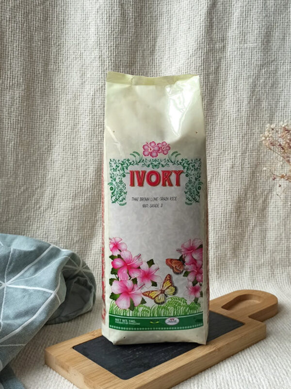 IVORY Рис тайский коричневый 1 кг.