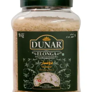 DUNAR Рис басмати Элонга Селла 1 кг/Банка