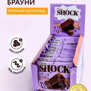 FitnesShock Protein brownie Экстра шоколад 50гр