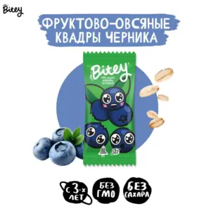 Батончик Овсяно-фруктовый "Черника" 30гр.