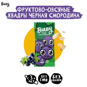 Батончик Овсяно-фруктовый "Черная Смородина" 30гр.