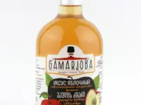 GAMARJOBA Уксус яблочный органик нефильтрованный ст/б 500мл.